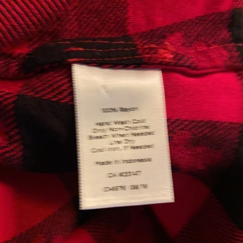 Talbots Button Front Scottie Dog Checked Shirt - image 8